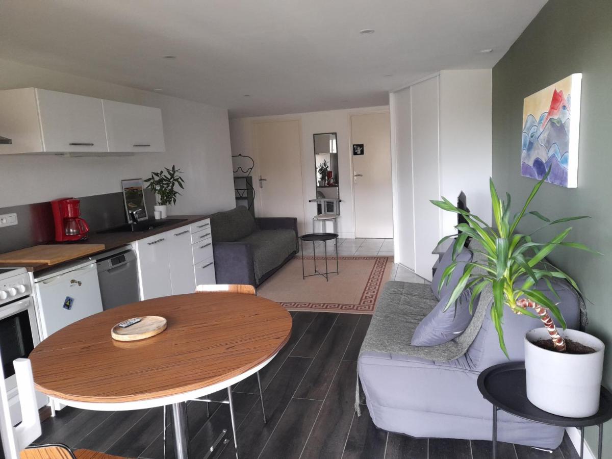 A 5 Mns Du Puy De Dome Avec Vue Imprenable Studio Rez De Jardin 24M2 Neuf A Laschamps Saint-Genès-Champanelle Exteriör bild